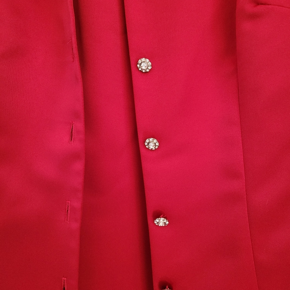 Rhinestone & Ruffle Two Piece - Picture 2 of 5